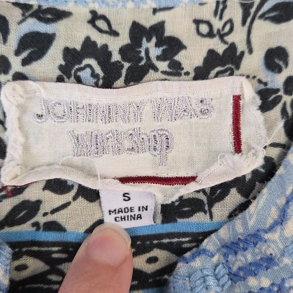 Johnny Was Floret Villa Puff Sleeve Blouse